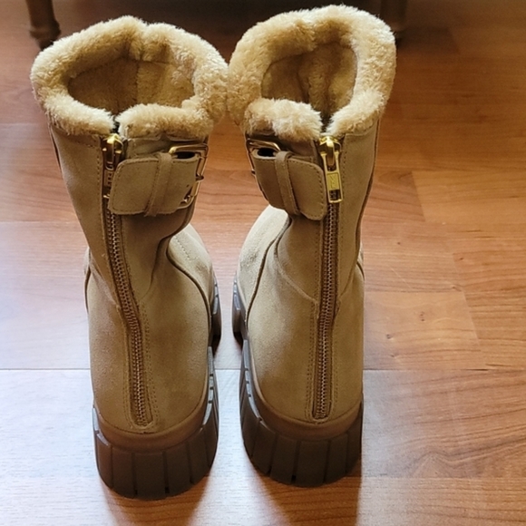 FREE PEOPLE Fable Faux Fur Boots Size 6.5 - Picture 6 of 9